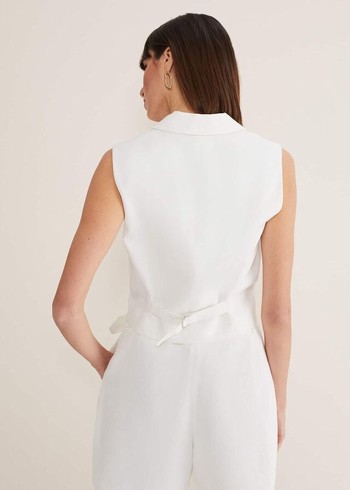 Phase Eight Bianca Co-Ord Coats White Australia | CV5934021